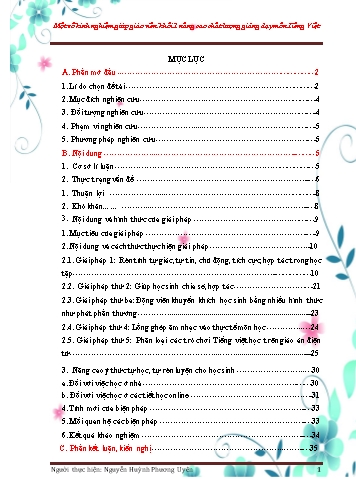 Sáng kiến kinh nghiệm Một số kinh nghiệm giúp giáo viên Khối 1 nâng cao chất lượng giảng dạy môn Tiếng Việt